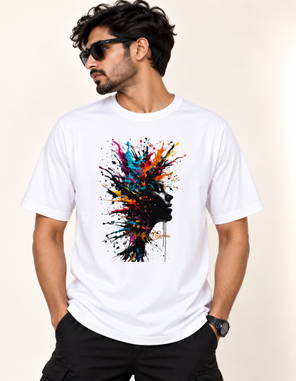 ABSTRACT REGULAR FIT PREMIUM TSHIRT