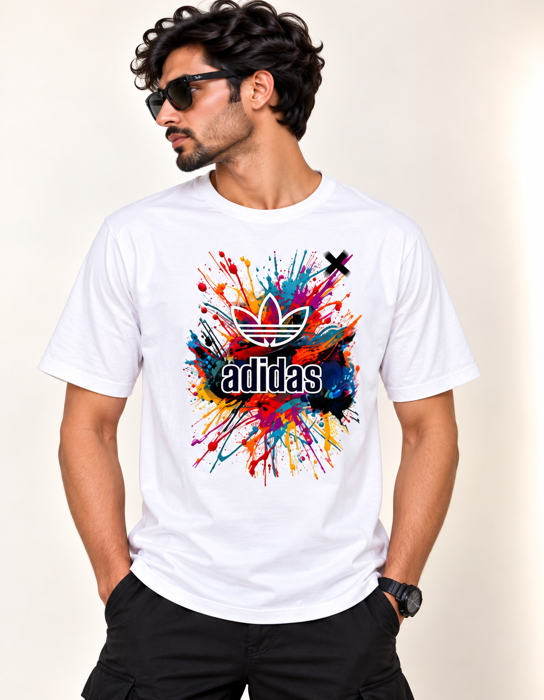 ADIDAS LOGO REGULAR FIT PREMIUM TSHIRT