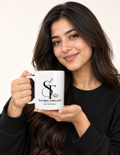 SACRED THREAD EXCLUSIVE WHITE MUG